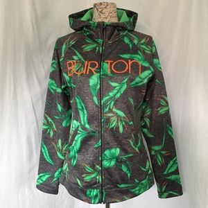 Burton WB Peak Hoodie Zip Up Tropical Floral